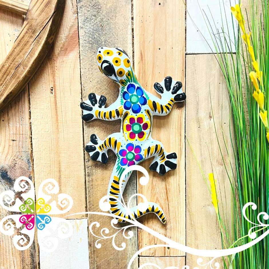 🔥SPRING SALE🔥🦎Handmade Large Clay Lizard Decor