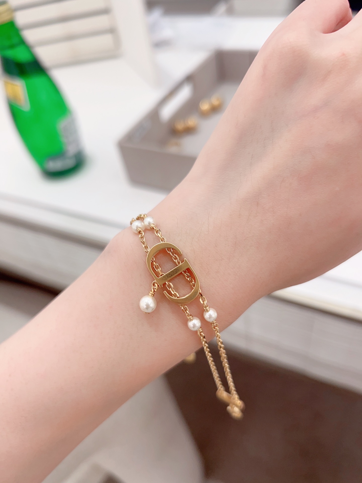 Dior Double Pearl Bracelet