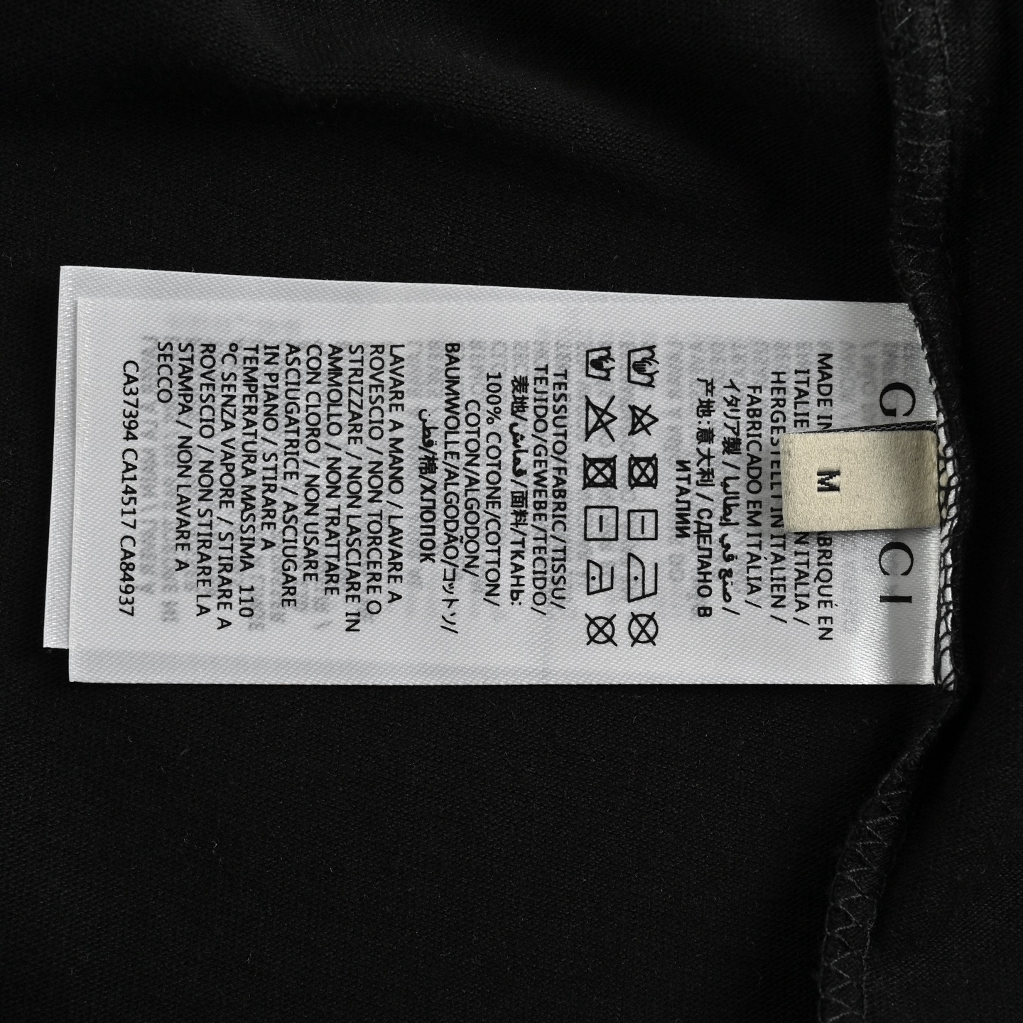 Gucci 24ss graffiti bear print short sleeves