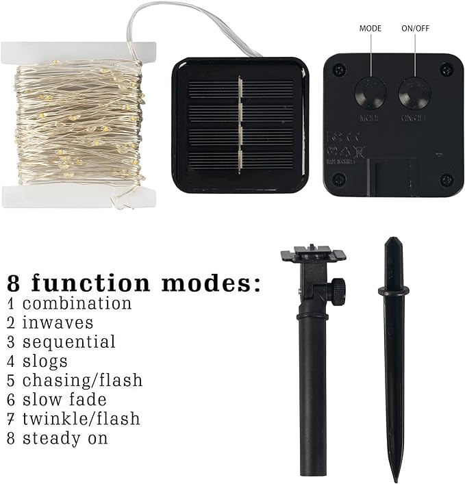 🔥ON SALE🔥39Ft /100 Led Waterproof  Solar String Lights🎁Buy 4 Free Shipping