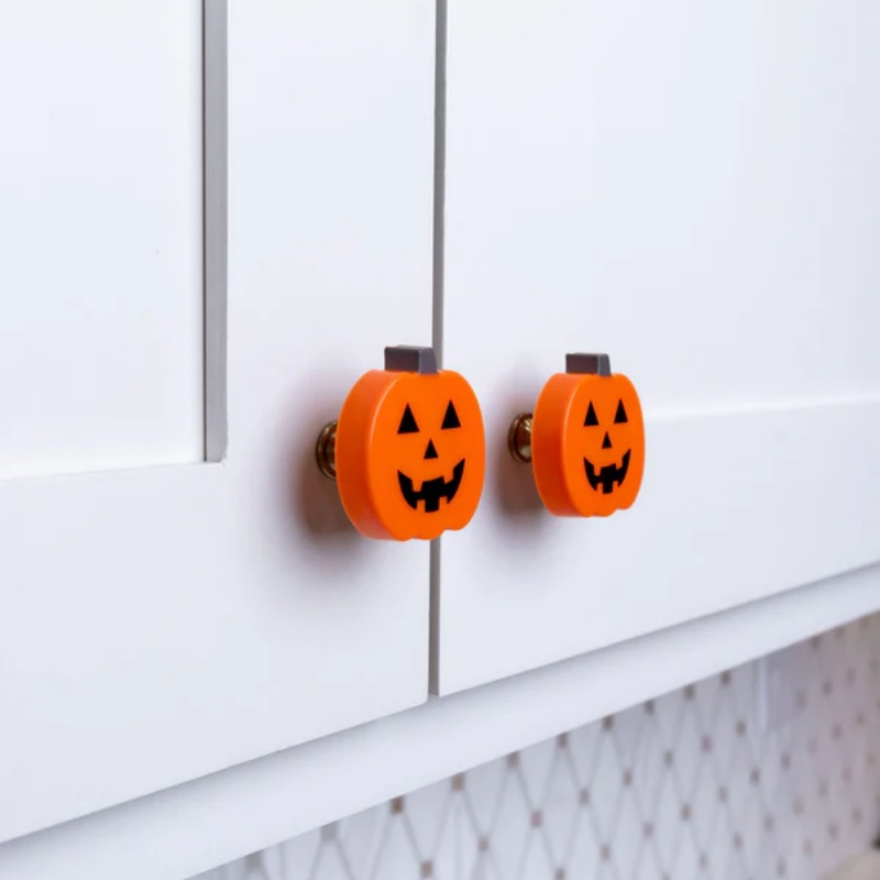 🎃Early Halloween Sale👻Set of 12 pcs Halloween Pumpkin Knob Button Cover-Buy 3 Sets Free Shipping