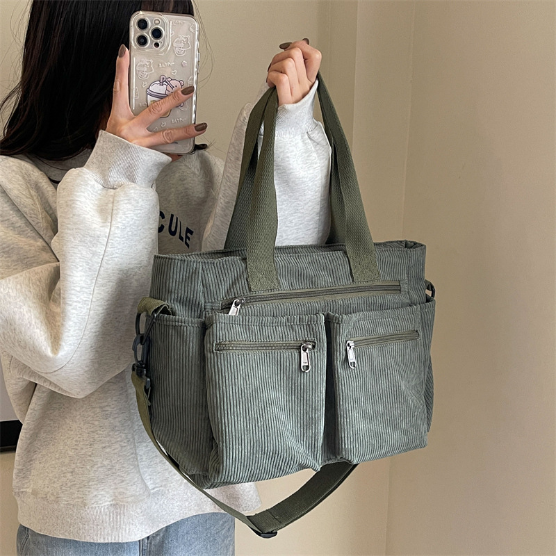👜👜Versatile corduroy large capacity handbag🔥 (Flash Sale - 50% Off)