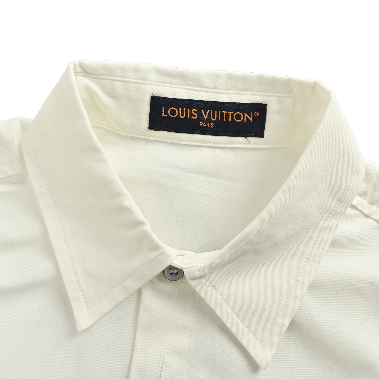Louis Vuitton 25ss short-sleeved shirt with embroidered monogram logo