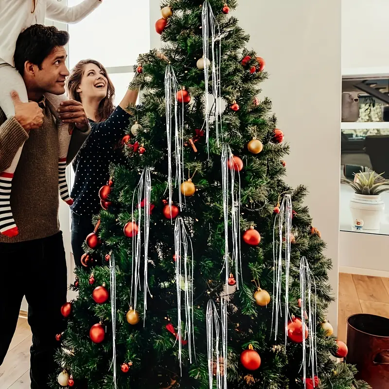 On Sale🔥5000pcs/Pack Tinsel Icicles Tree Christmas Decorations