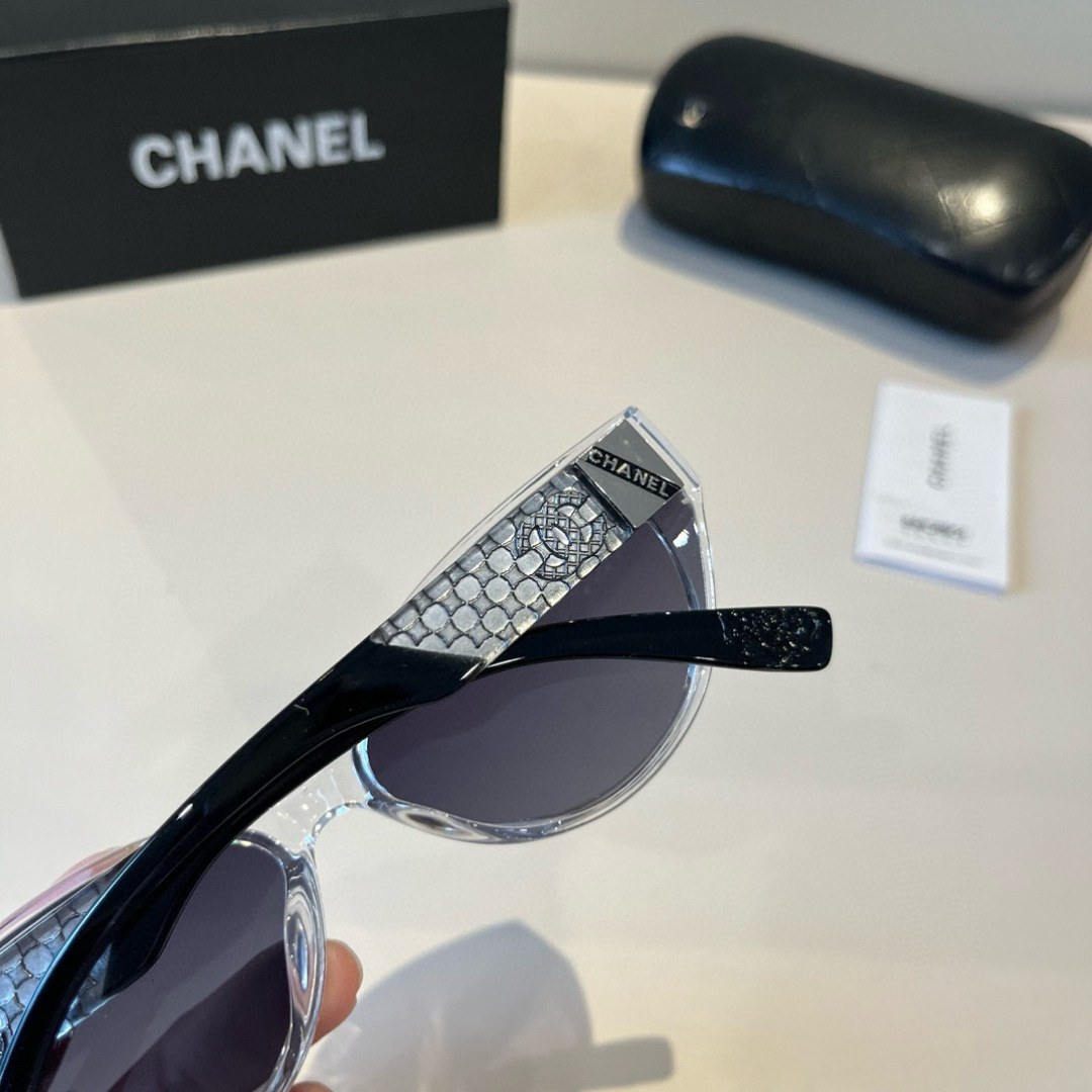 Chanel round frame sunglasses
