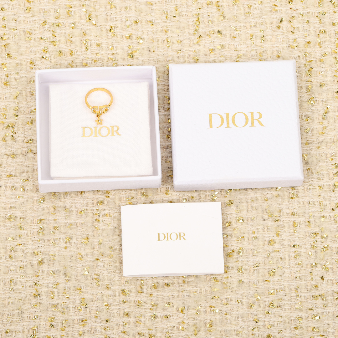 Dior Pentagram CD Ring