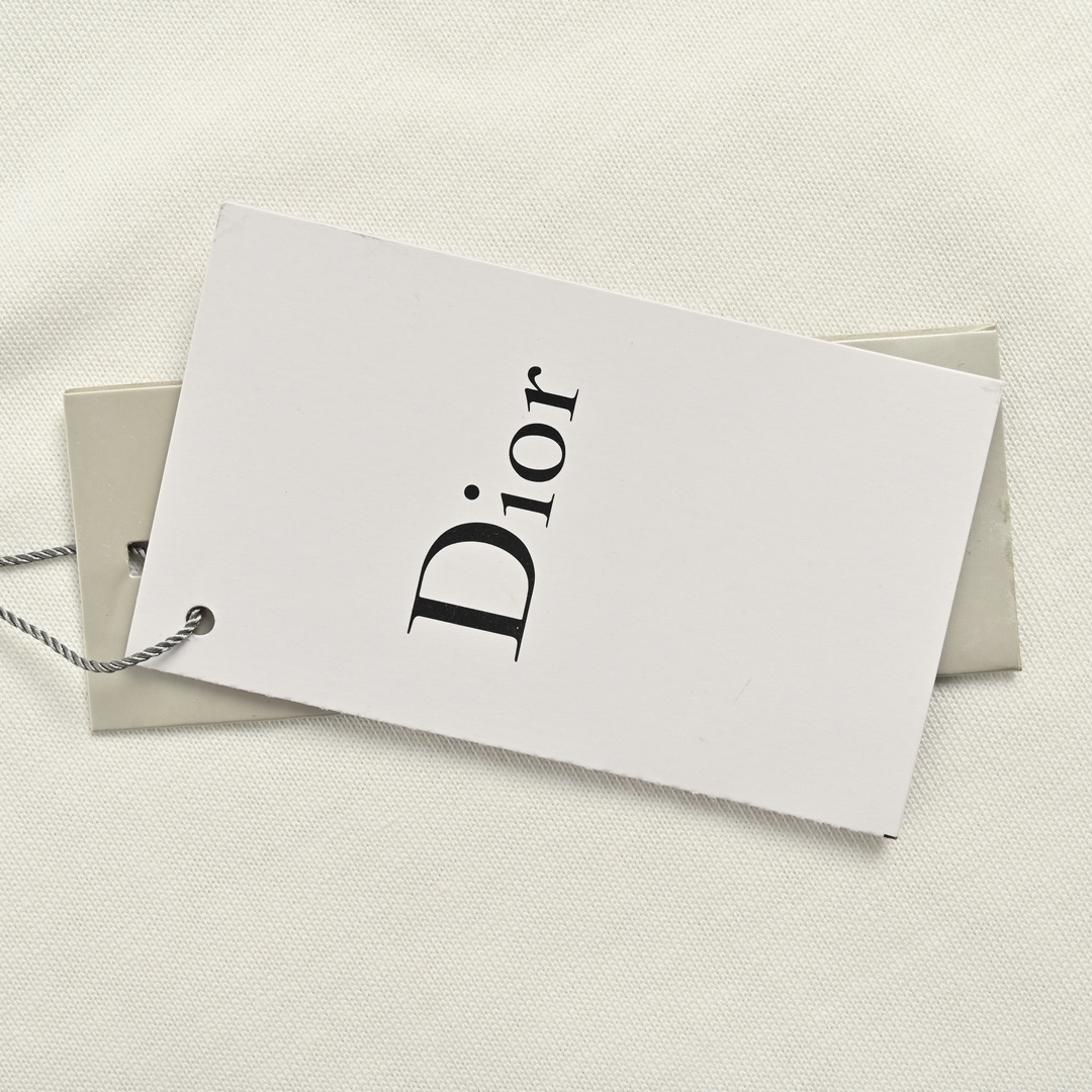 Dior 24ss lettering logo print short sleeves