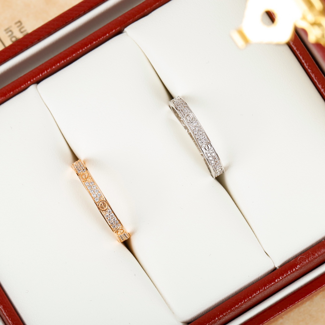 Cartier LOVE full diamond ring