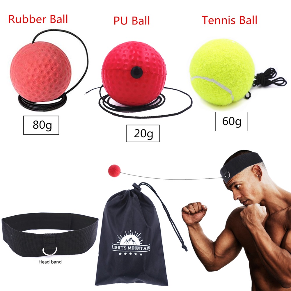 Boxing Reflex Ball Headband