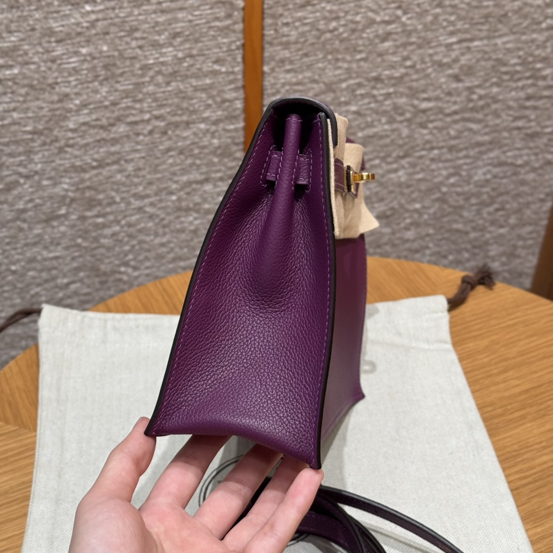 Hermes kelly danse P9Anemone handbag (handmade to order)