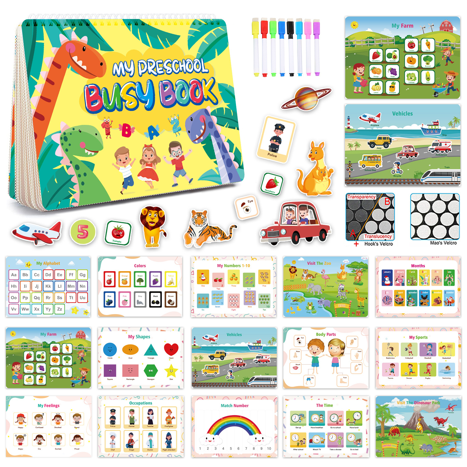 💥Hot Sale Promotion-[SAVE 50% OFF]--2023 Newest Version - A Combination Of Busy Book & Drawing Book--BUY 2 GET 10% OFF & FREE SHIPPING NOW