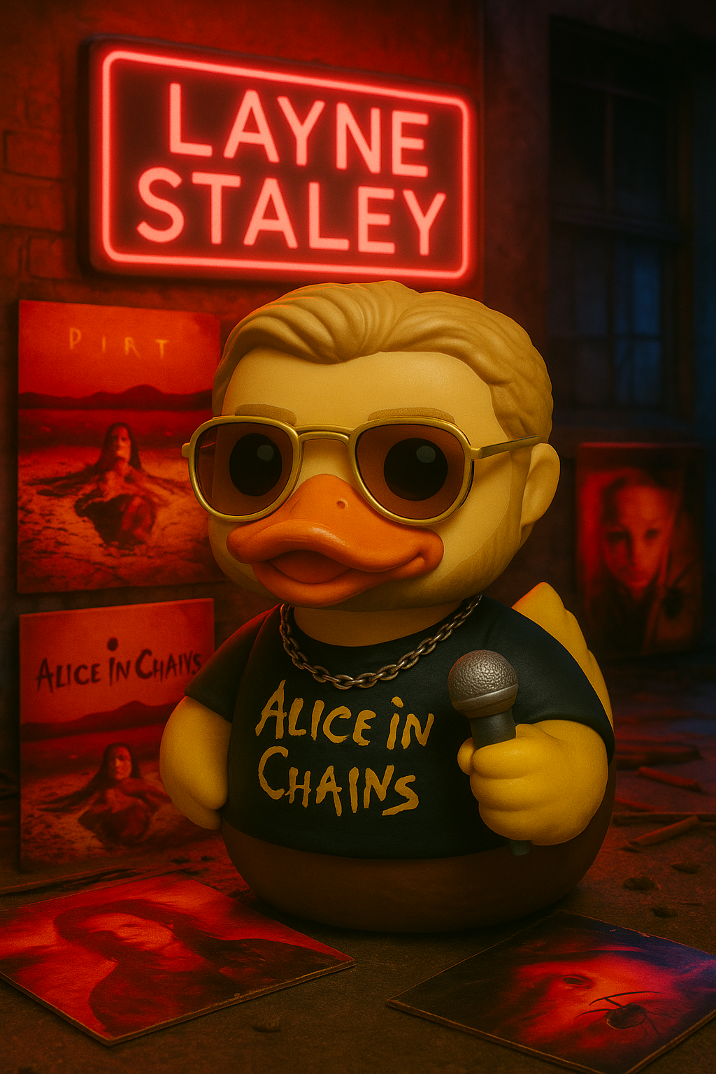 Remembering Layne Staley – Grunge Icon Tribute Duck