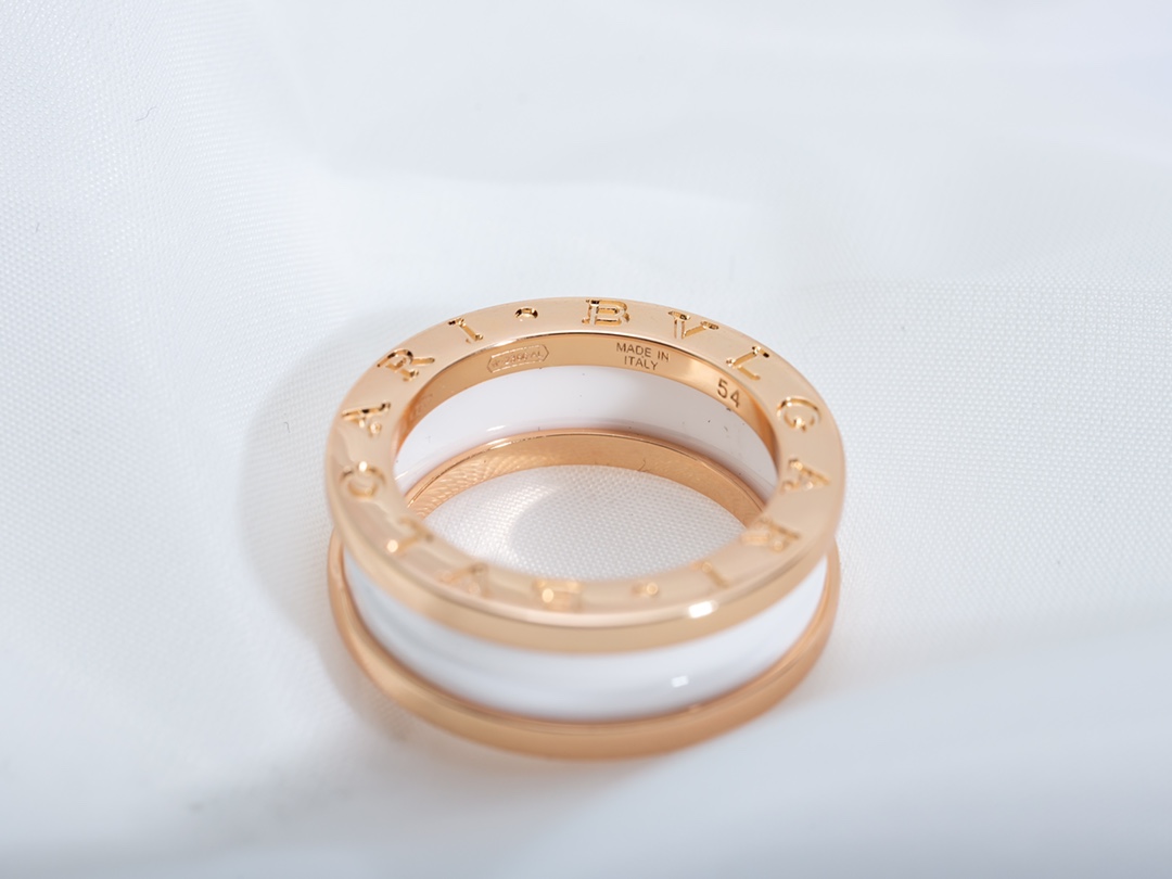 Bulgari Narrow Ceramic Ring