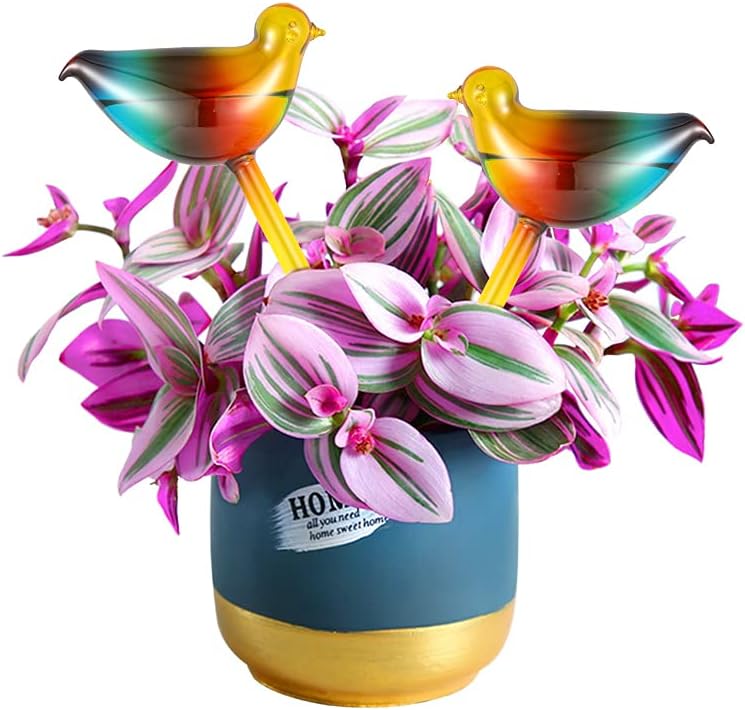 BUY 5 GET 3 FREE & FREE SHIPPING--Beautiful Bird Shaped Glass Self-Watering Globes - Automatic Plant Watering Device