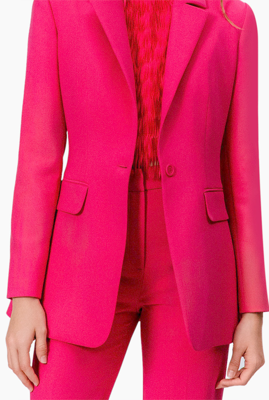 Saco fucsia de cruce sencillo