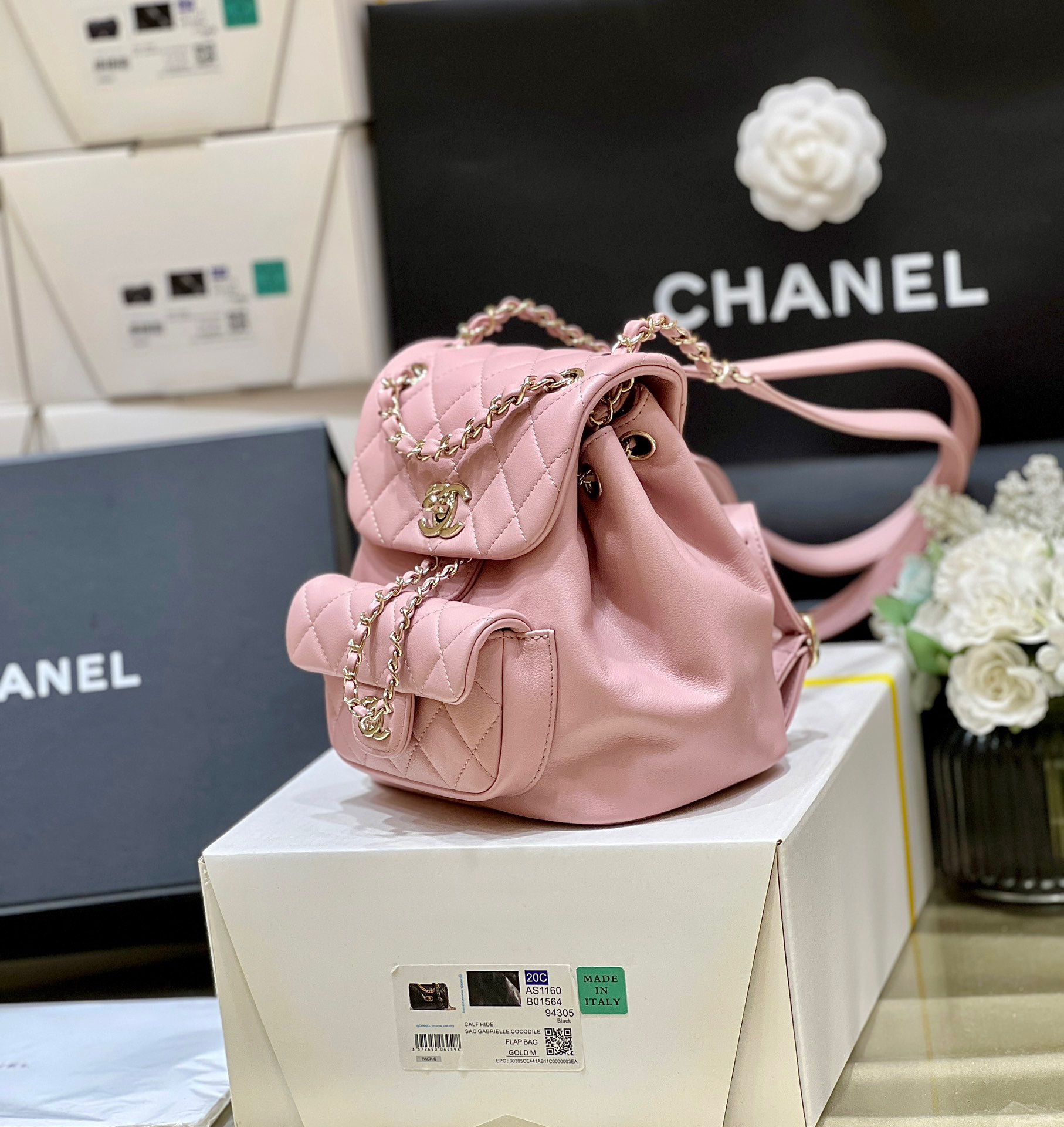 Chanel 24S duma small backpack AS2908