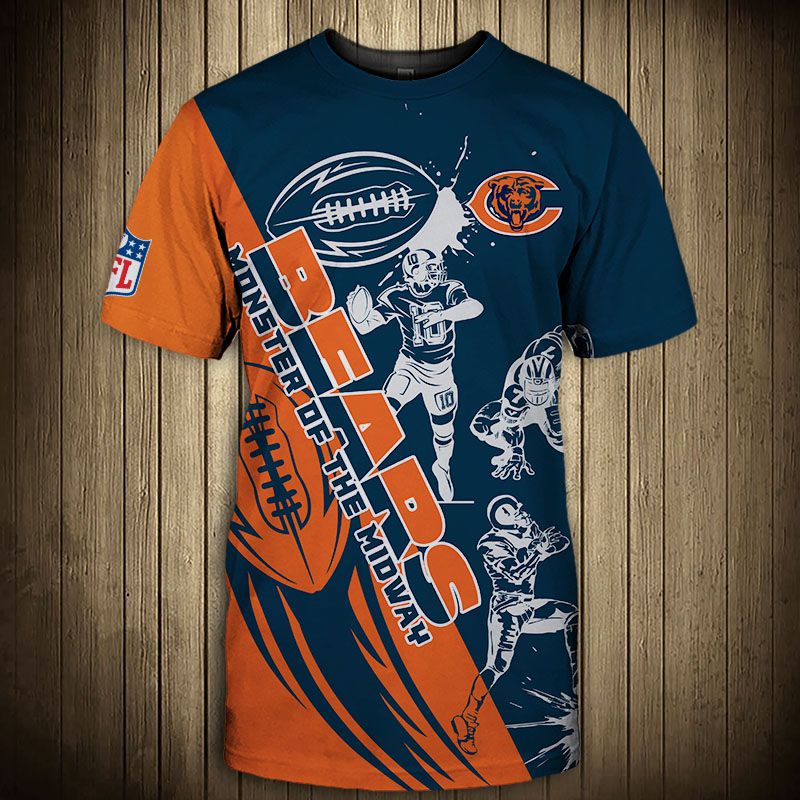 CHICAGO BEARS 3D HOODIE CCBB002