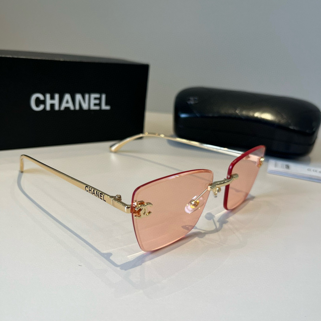 Chanel rimless sunglasses