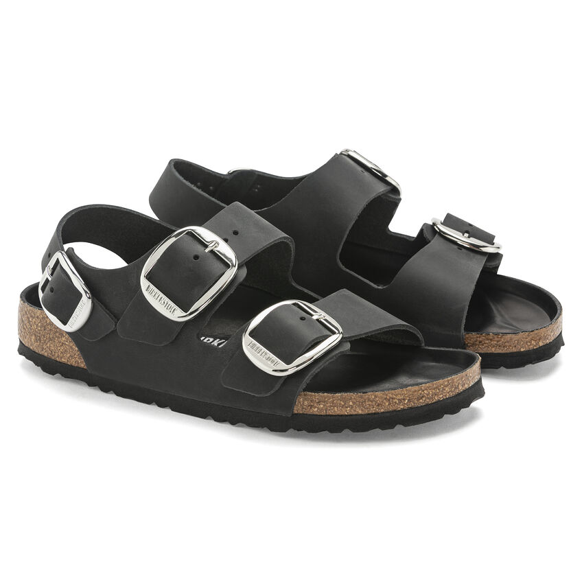 Milano Big Buckle Oiled Leather B-96677