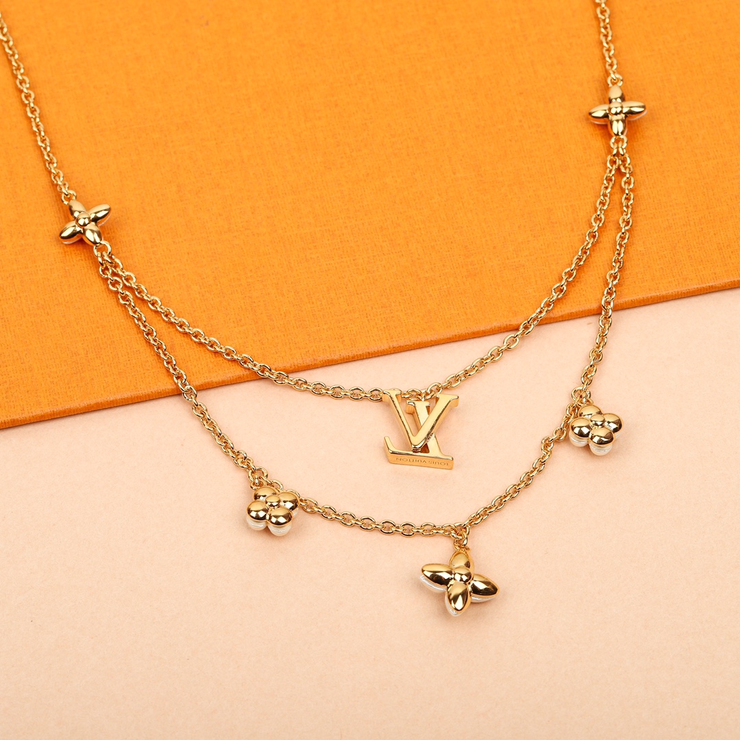 Louis Vuitton Double Chain Necklace