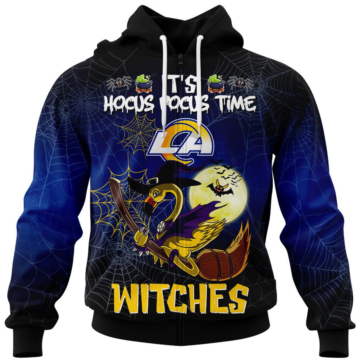 LOS ANGELES RAMS 3D HOODIE HALLOWEEN002
