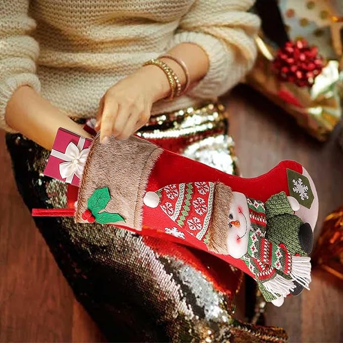 🌲Personalized cartoon Santa hanging stockings🧦