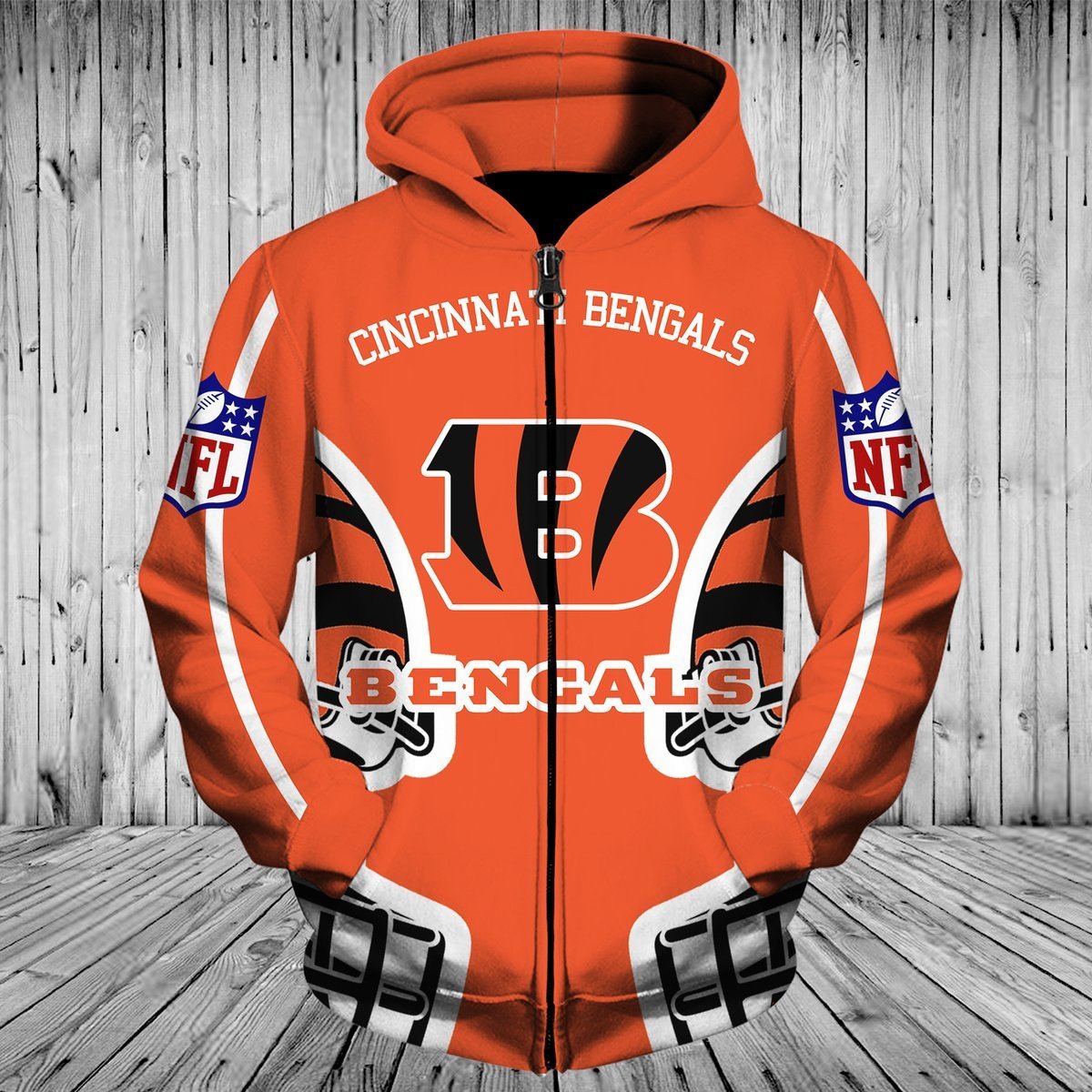 BENGALS HOODIE 3D 25