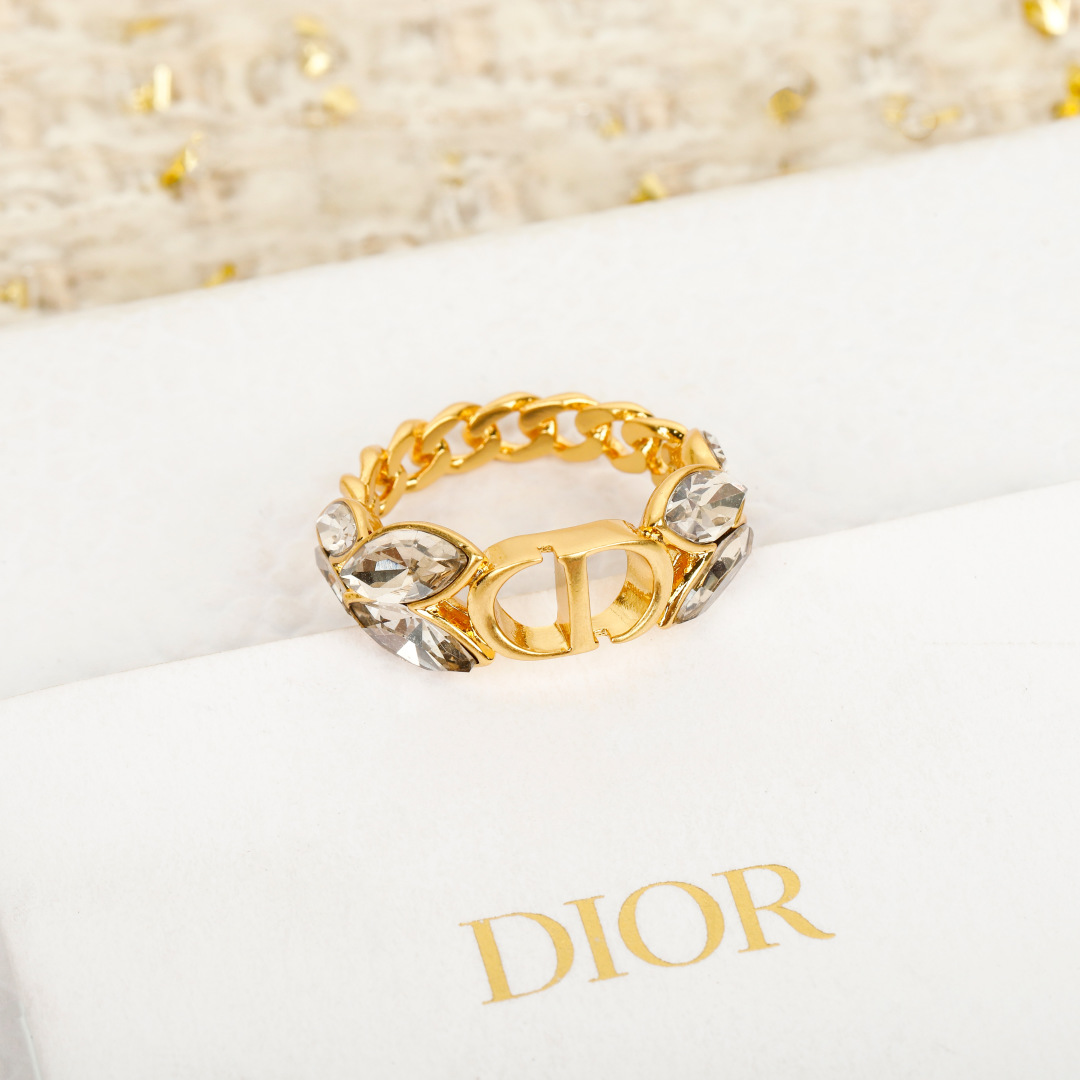 Dior wheat ear diamond ring