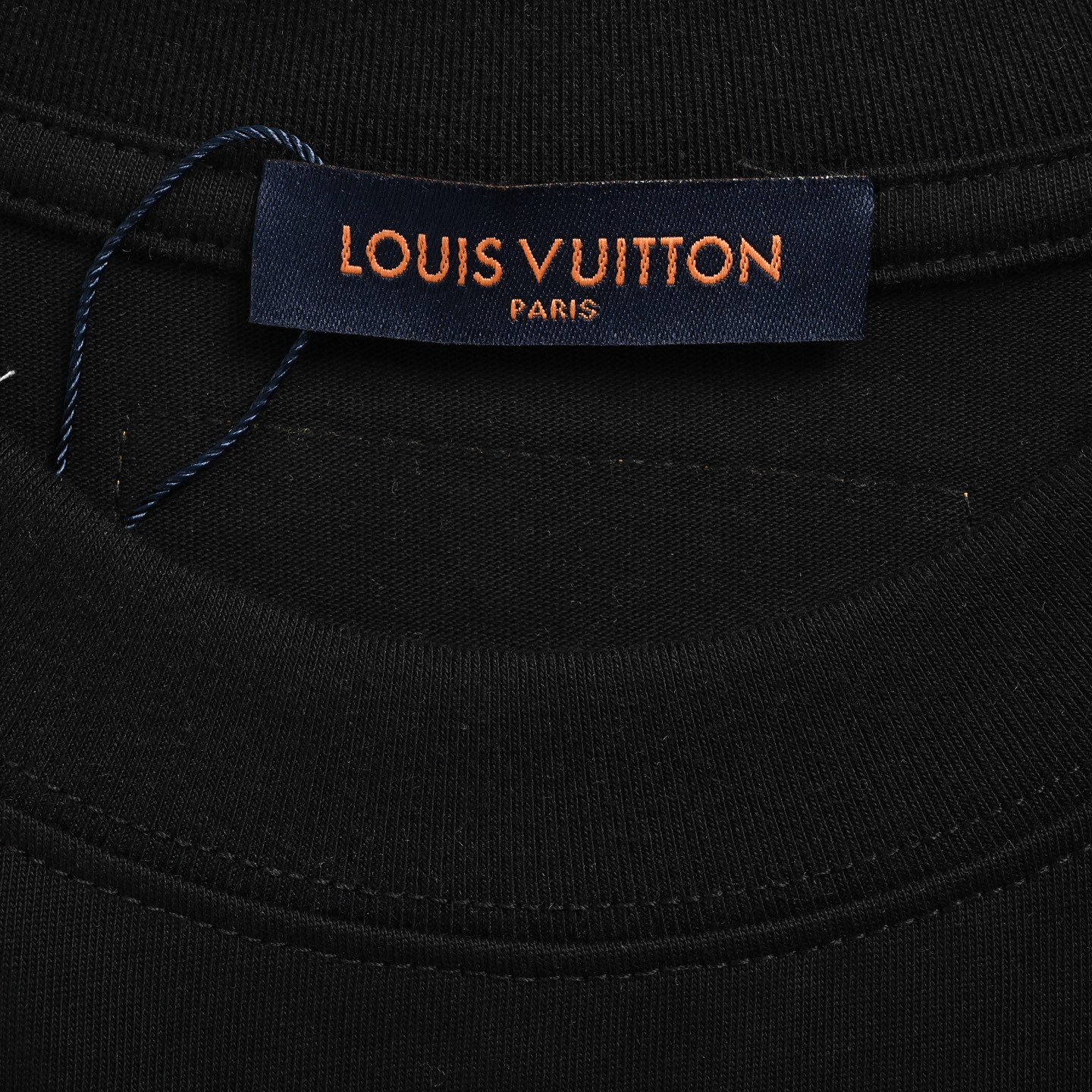 Louis Vuitton 25ss short sleeve with painted clouds on the back