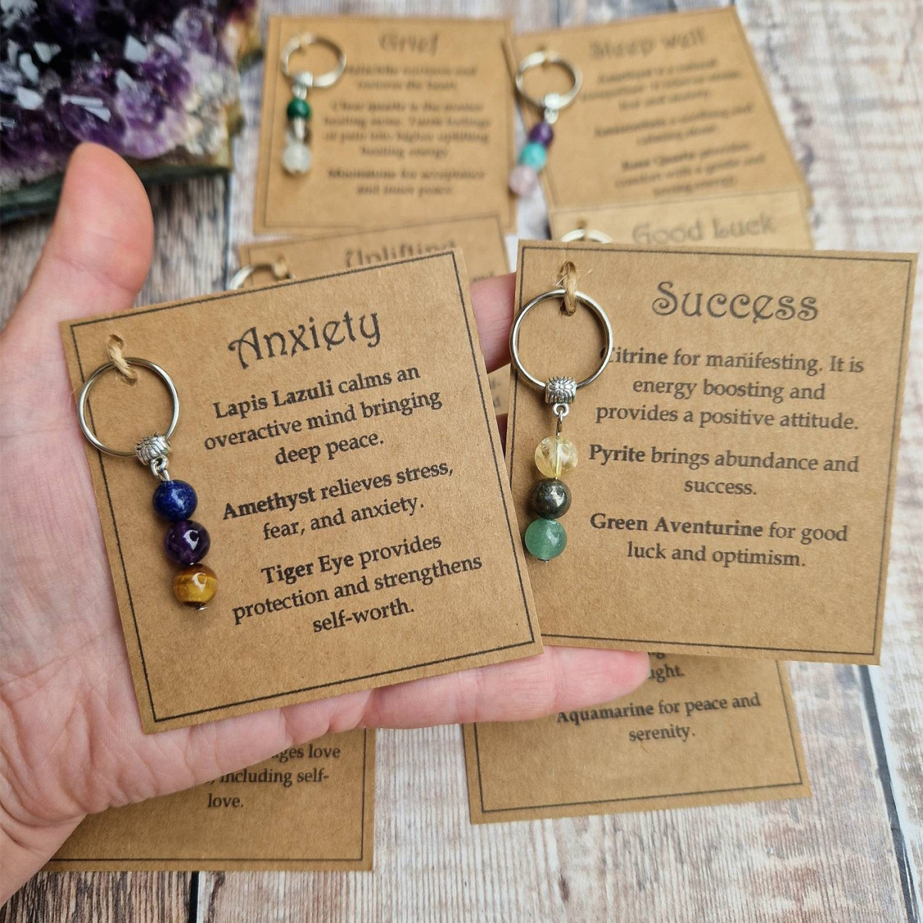 Healing Crystal Keyring | Lucky Gift