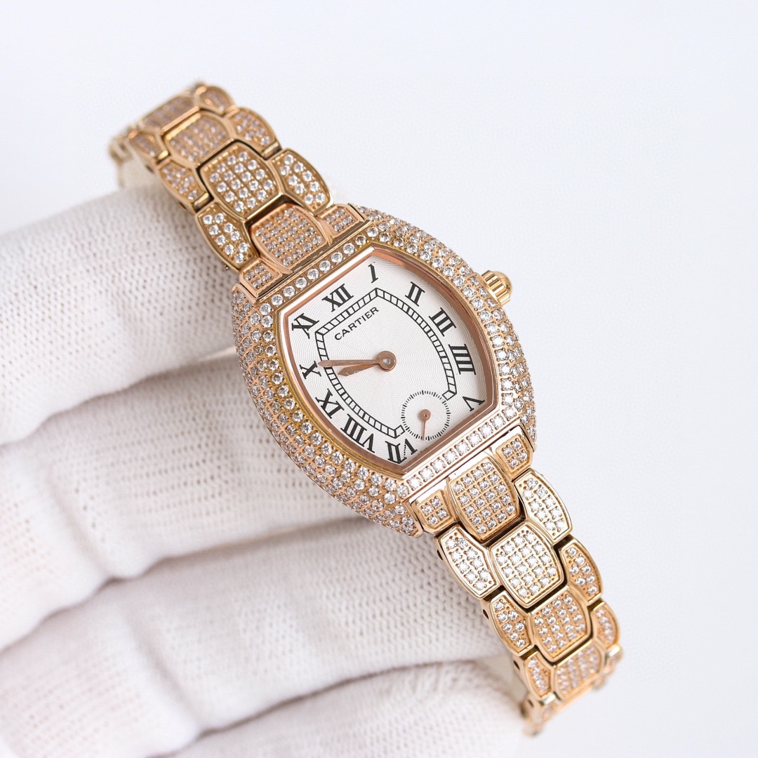 Cartier Gypsophila - Mini lady tonneau watch