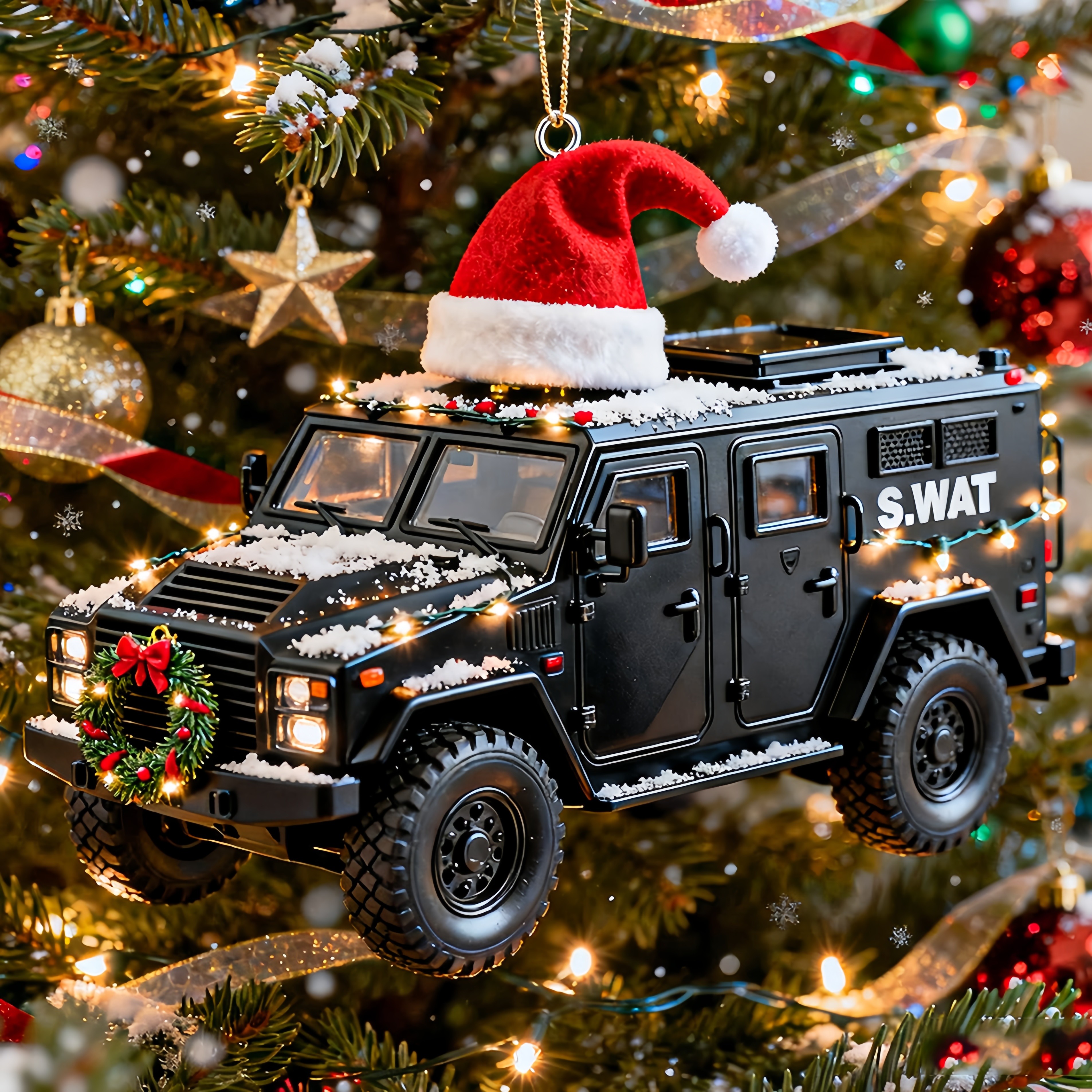 S.W.A.T. Armored Vehicle Ornament