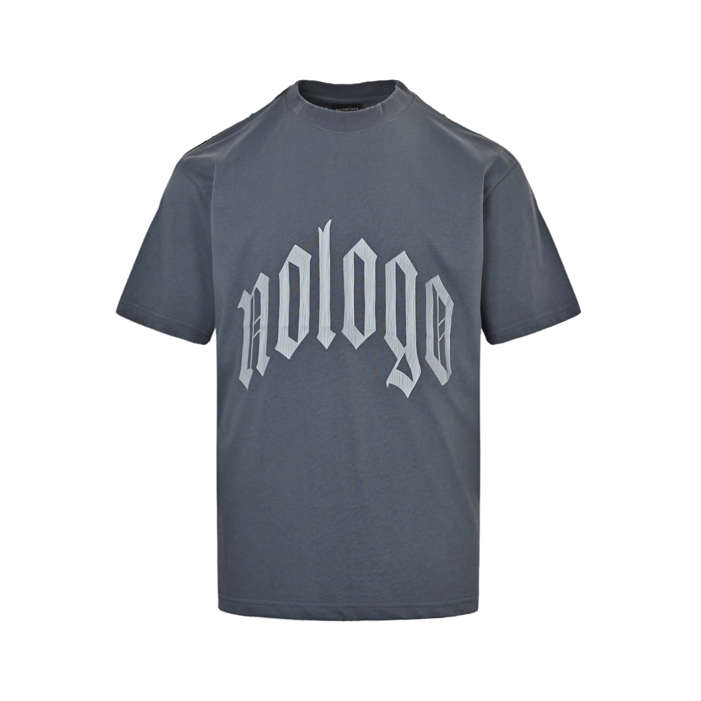 Balenciaga Letter Crack Print Short Sleeve