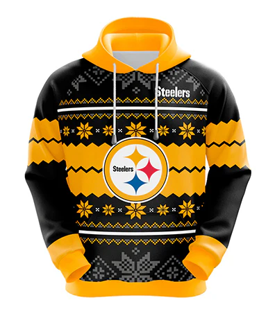 PITTSBURGH STEELERS 3D HOODIE XMAS01