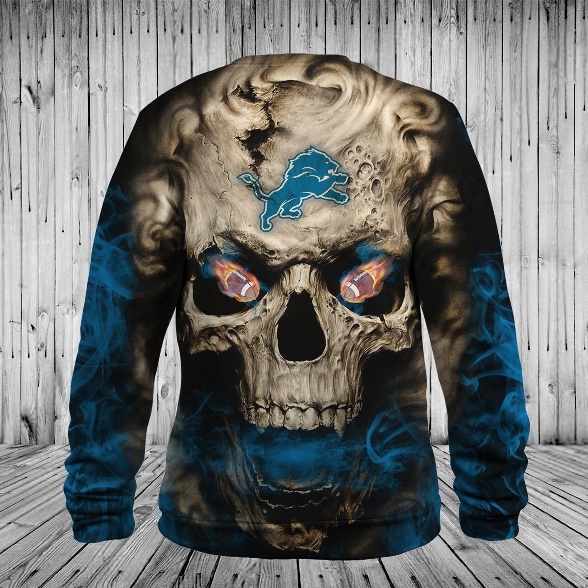 LIONS 3D HOODIE SKULL22