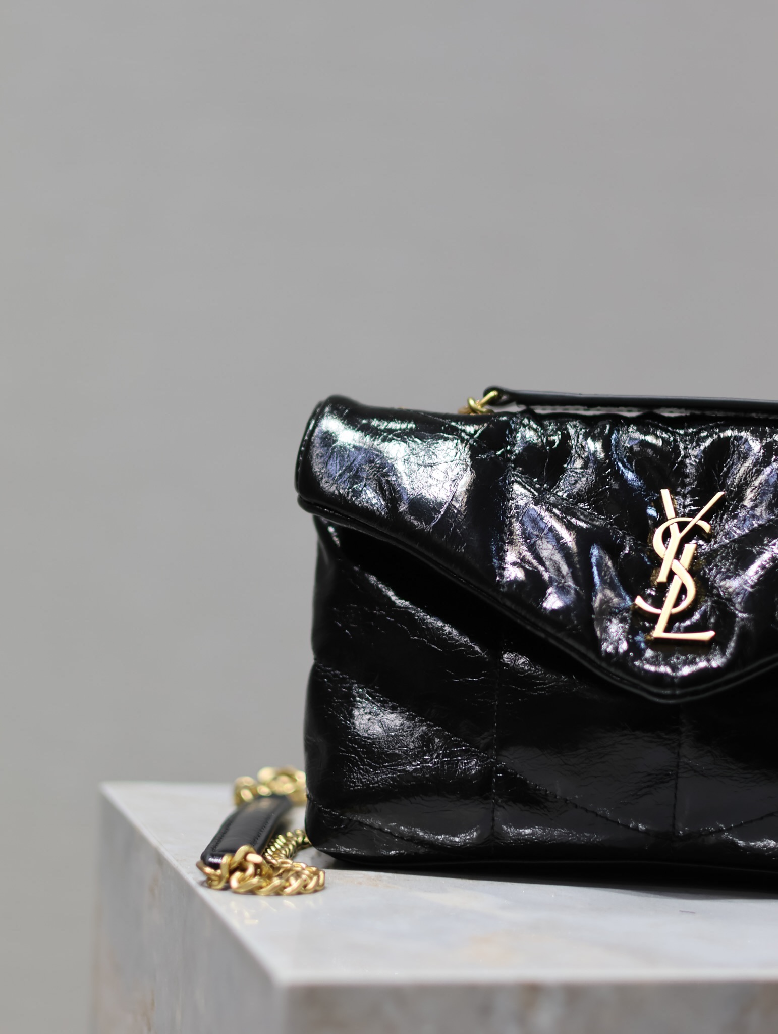 Yves Saint Laurent Loulou Puffer mini chain bag 759337