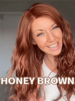 Long Curly Wig With Auburn Glow