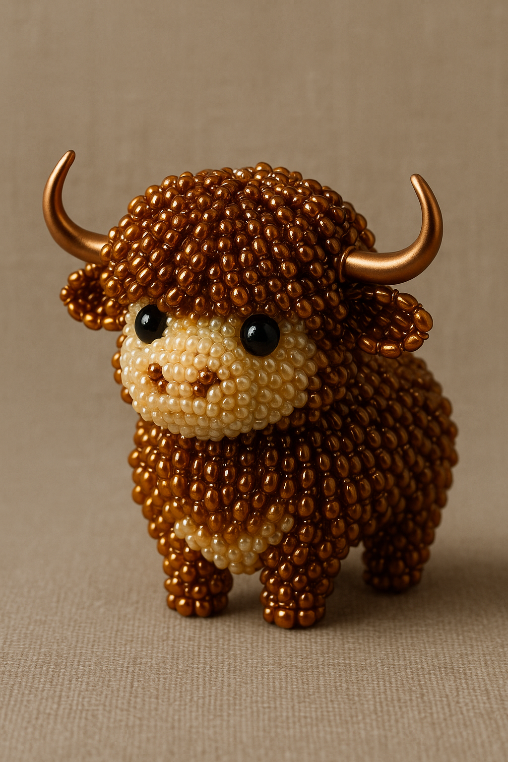 Highland Cow DIY Beadcraft Kit