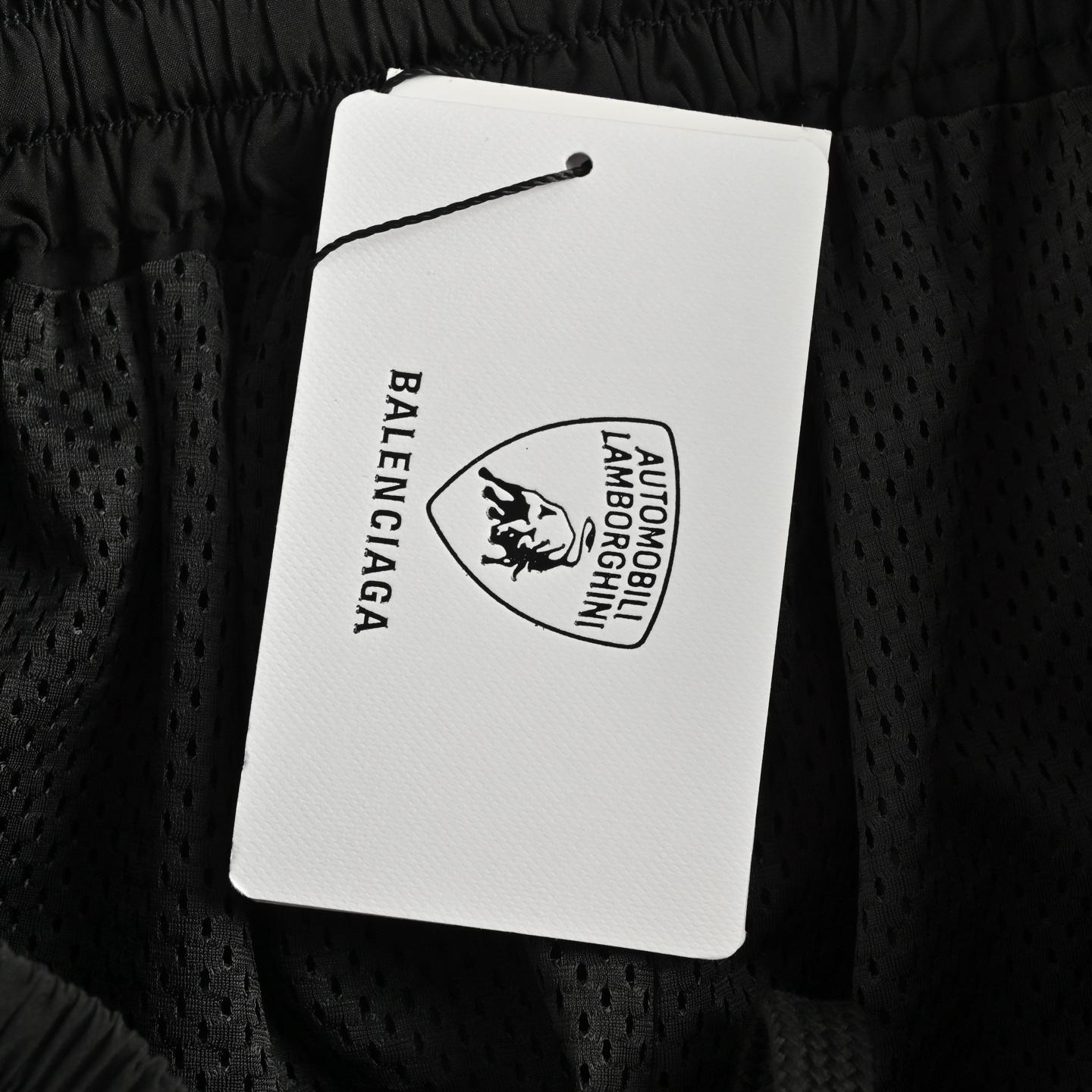Balenciaga 25Fw Lamborghini embroidered trousers