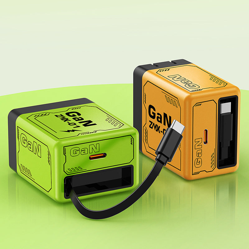 🎁 Hot Sale 49% OFF 🔥Quick charger adapter with retractable type C cable & connector