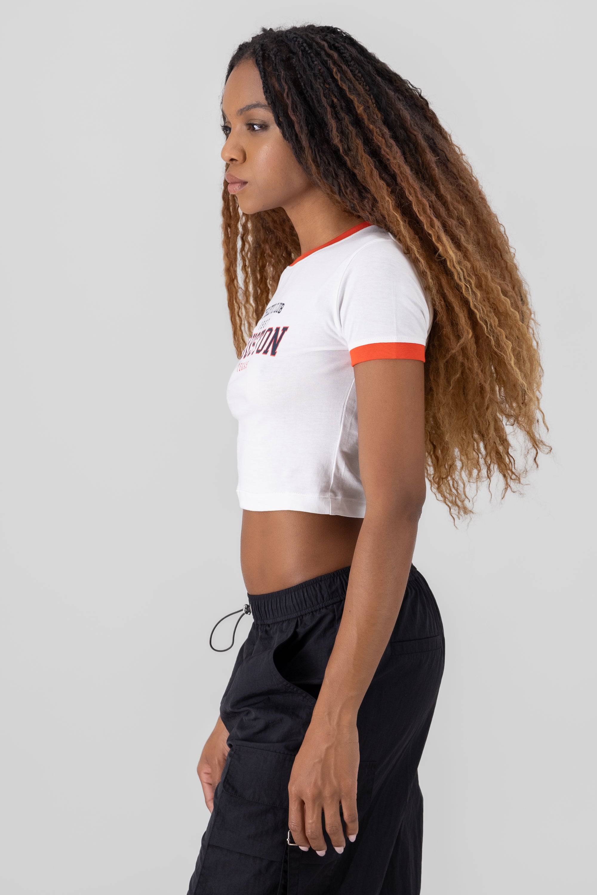 Houston Print Crop Top