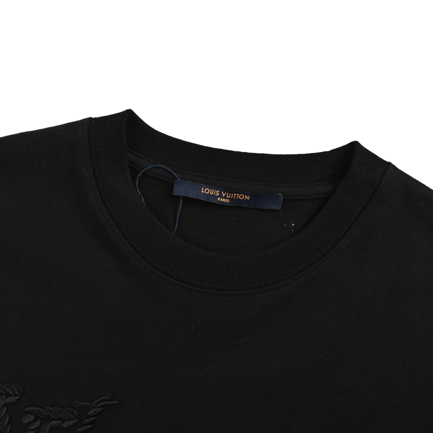 Louis Vuitton 25ss hemp rope knot embroidered short sleeves