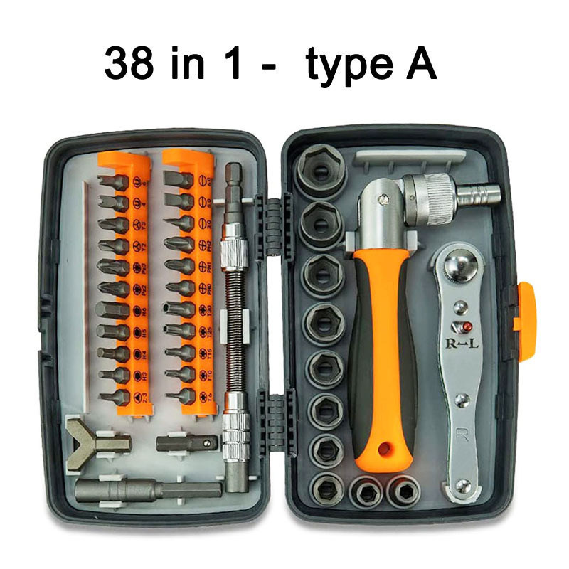 Mini Screwdriver Set 38/32 In 1 Home Tool For Home Repair Multi Tool Bits Ratcheting Screwdriver Sets With Ratchet Wrench Kit