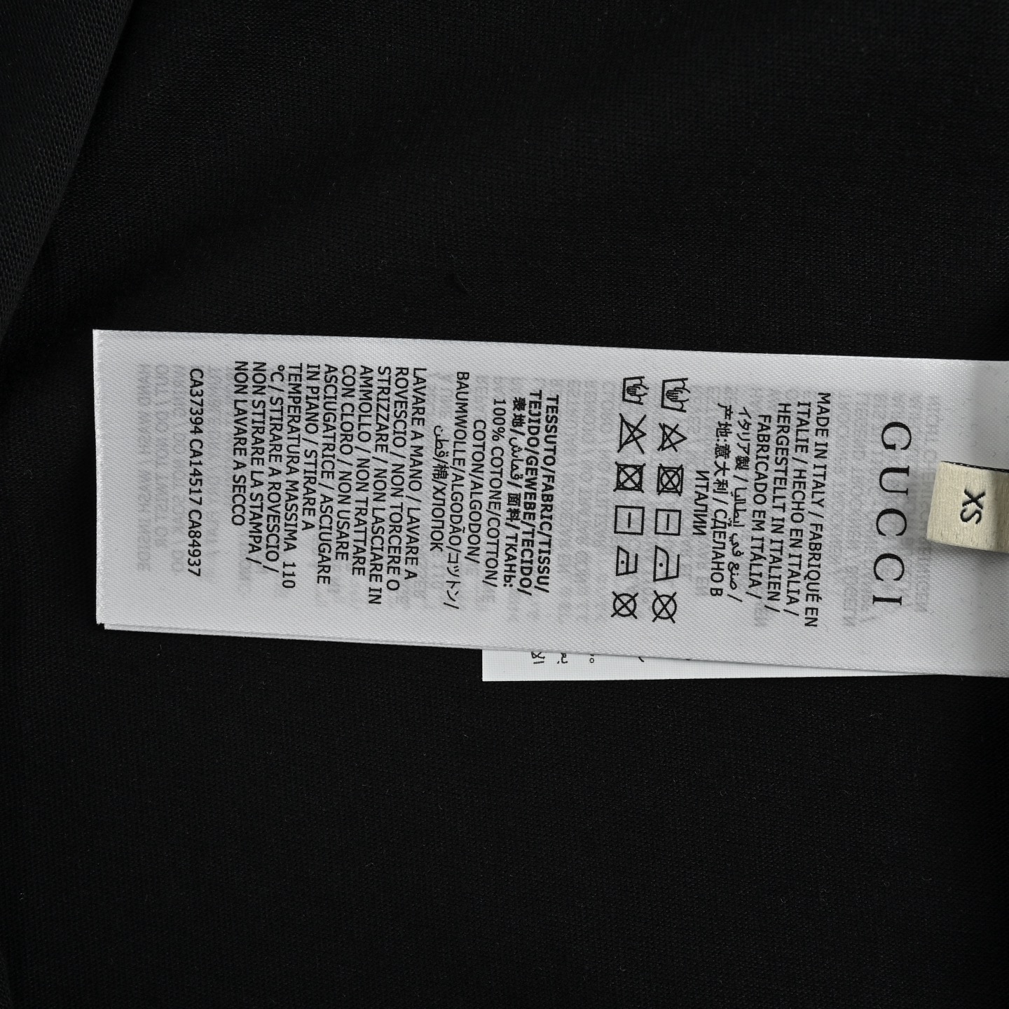 Gucci belt logo embroidered short sleeves