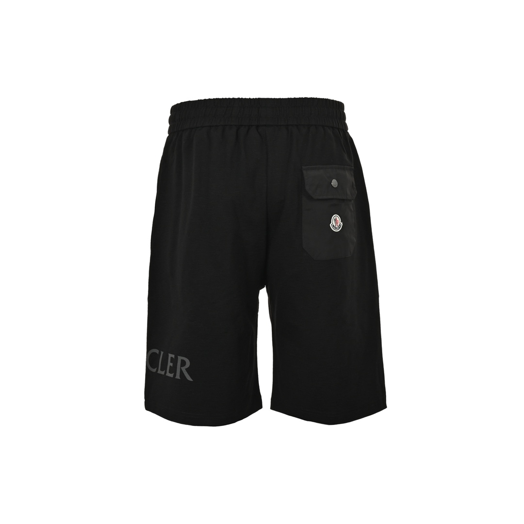 Moncler 24ss lettering print pocket logo shorts