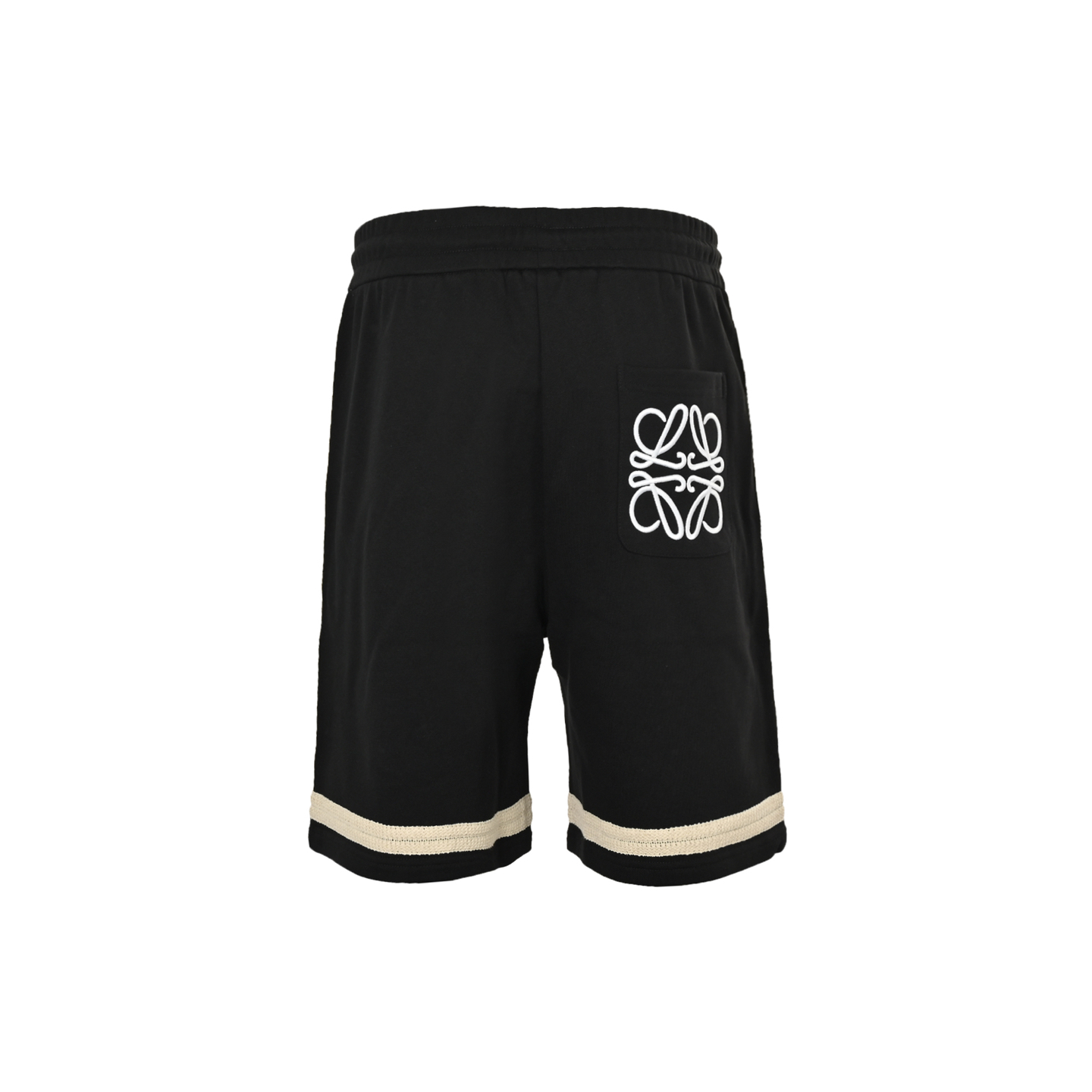 Loewe Colorblock Braided Ribbon Embroidered Shorts