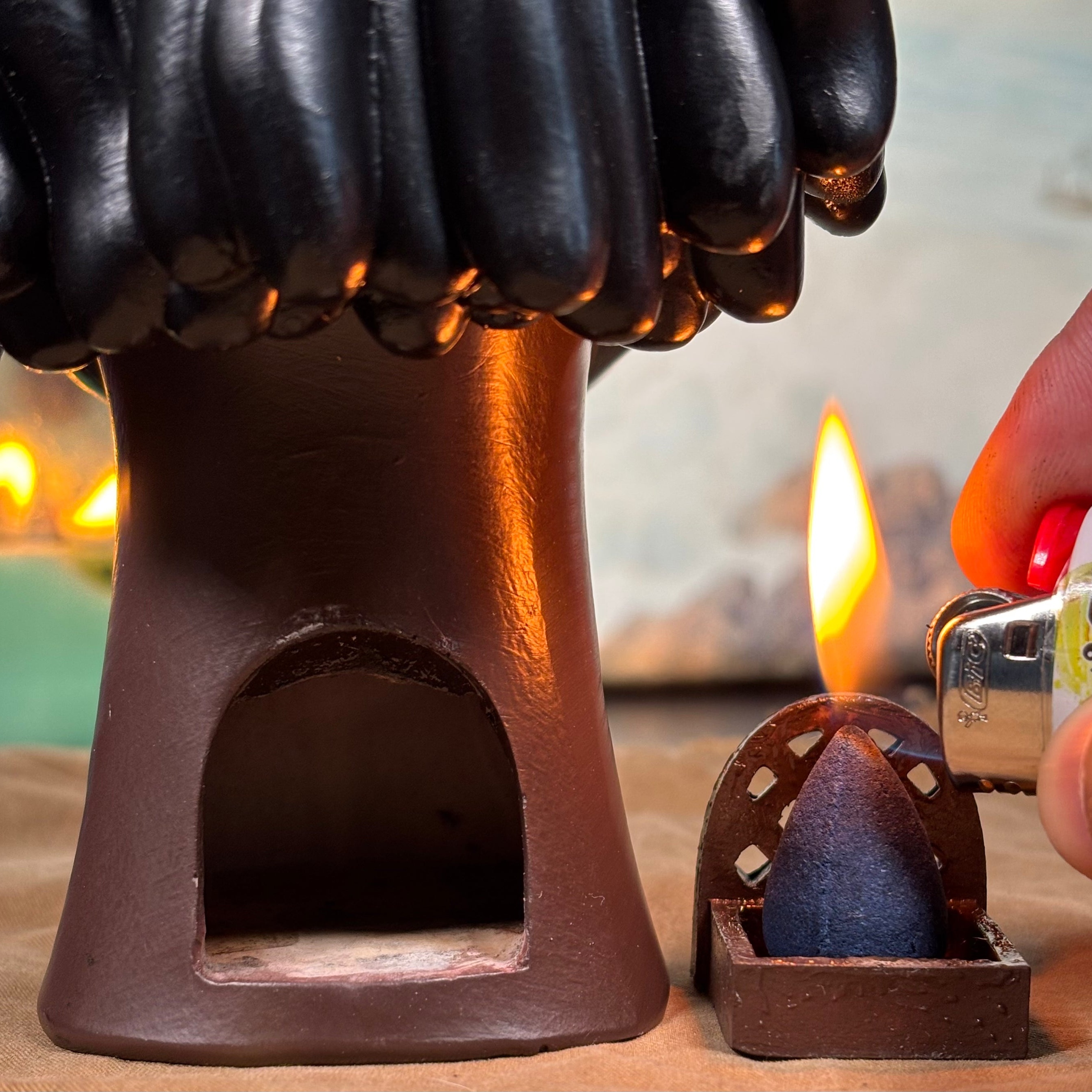 ⚡Flash Sale⚡Head Figure Sculpture Incense Burner
