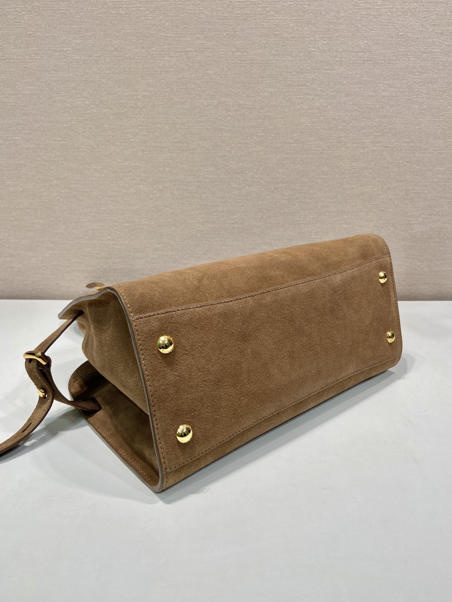 Prada Suede Tote Bag 1BG538