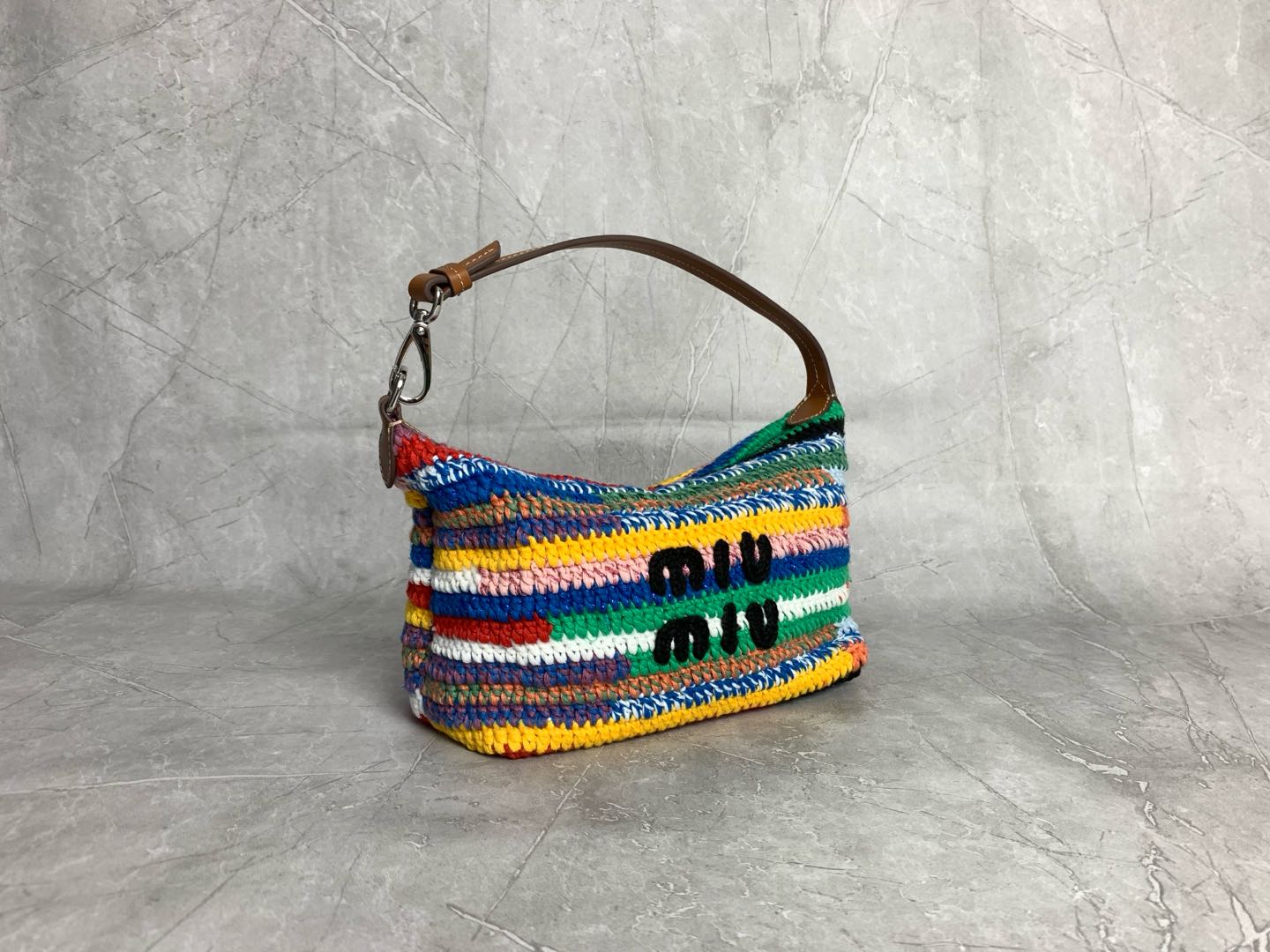 Miu Miu Rainbow Woven Bag 5NE841