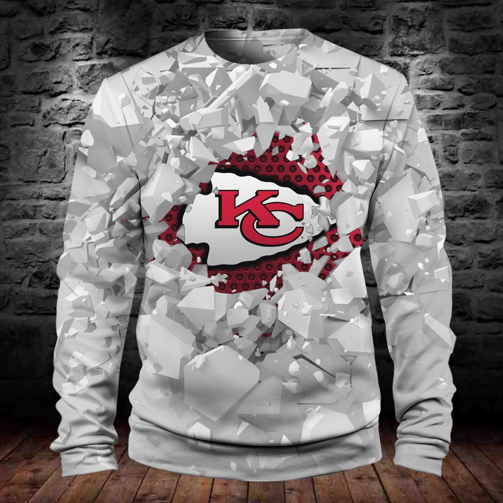CHIEFS HOODIE 3D ICE1